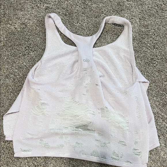 Light Purple Racerback Tank Top - Picture 3 of 4